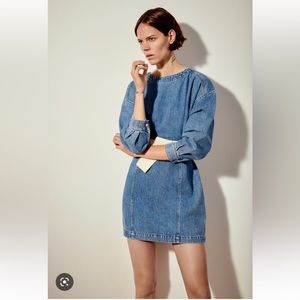 Zara Blue Denim Dress